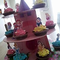 recette Le château des Cupcakes Princesses d'Anniversaire