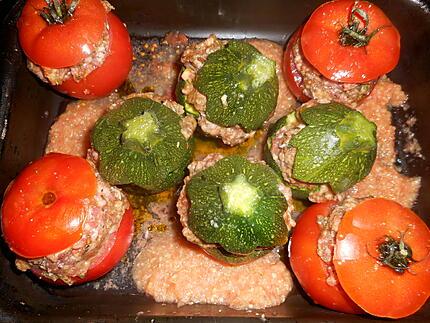 Recette De Tomates Et Courgettes Rondes Farcies Au Veau