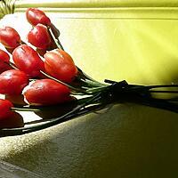 recette Bouquet de tomates tulipes apéritives au gorgonzola