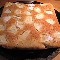 recette gâteau aux  pommes sans gluten