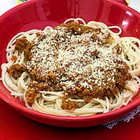 recette Spaghetti bolognaises