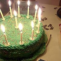 recette Gâteau d'anniversaire à la vanille