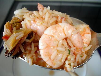 Recette D'Arroz De Marisco (riz Tomates Et Fruits De Mer)