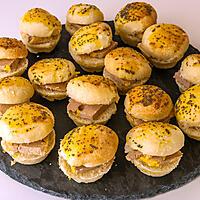 recette Minis hamburgers au foie gras
