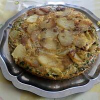 recette Tortilla  pommes de terre thon