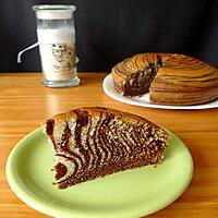 recette Zebra cake au chocolat et à l’orange