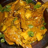 recette Curry de canard a l ananas