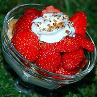 recette Verrine à la fraise