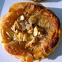 recette Tartelettes feuilletées à la pomme et crème d'amande