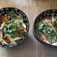 recette Salade chinoise et sa vinaigrette sucrée