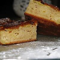 recette Gâteau-Clafoutis léger aux pommes et amandes