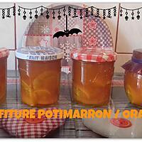 recette CONFITURE POTIMARRON / ORANGE dans le COOKEO
