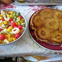 recette tarte  tatin  ananas  poires