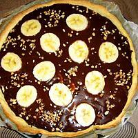 recette tarte banane chocolat