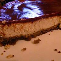 recette Cheesecake aux amandes et coulis de framboises