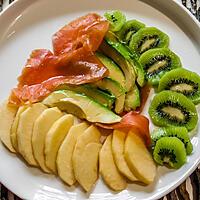 recette Salade de truite, kiwi, avocat et pomme