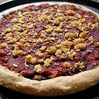 recette PIZZA au levain Thon et Champignons