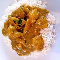 recette Curry de poulet korma