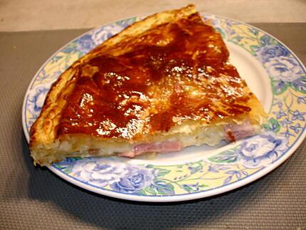 Recette De Tourte Feuilletée Au Jambon Et Champignon