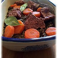 recette Bœuf aux lentilles carottes