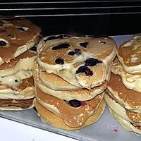 recette Pancakes a la myrtilles