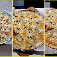 recette Pizza aux 5 fromages