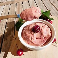 recette Yaourt glacé aux cerises ou frozen yogurt