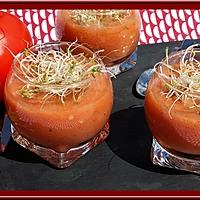 recette Soupe de Tomates, Basilic, ail et vinaigre balsamique