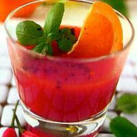 recette Jus de tomate, orange, piment et basilic