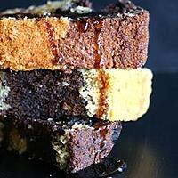 recette Gâteau Marbré Chocolat - Beurre de Cacahuètes - Sirop d'érable
