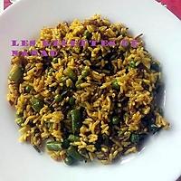 recette 3 riz au curcuma et légumes vert