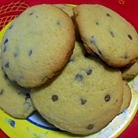 recette Cookies à la farine de mais & pépites de chocolat