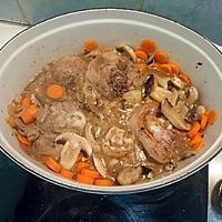 recette Osso bucco de dinde aux carottes et champignons
