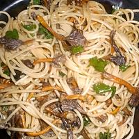 recette Spaghetti aux chanterelles