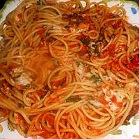 recette Spaghetti à la mozzarella