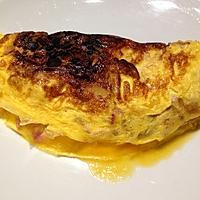 recette Omelette lardons- pomme de terre