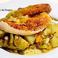 recette Pintadeau accompagné de ses légumes en sachet cuisson