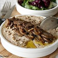 recette Porridge crémeux aux flocons de quinoa et champignons bio, {sans gluten, sans oeufs}