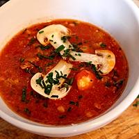 recette Soupe de tomates, gnocchis et saucisse italienne