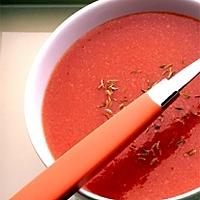 recette Soupe de tomates au cumin et curcuma