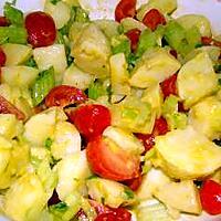 recette Salade de pommes de terre au céleri, aux tomates et à la ciboulette