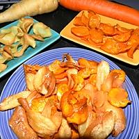 recette Chips aux carottes et aux panais