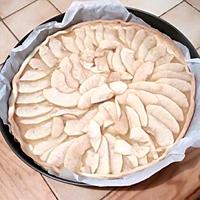 recette Tarte aux pommes sur fond de compote