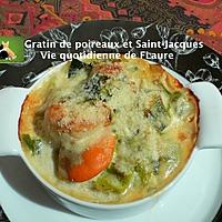 recette Gratin De Poireaux Et Saint-Jacques