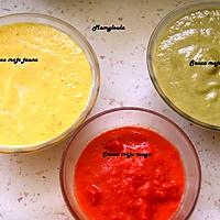 recette Sauces mojo rouge, vert et jaune.