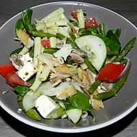 recette Salade de blé aux pâtes et maquereau fumé