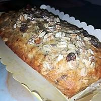 recette Cake a la banane (banana bread) et au muesli