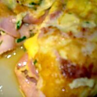 recette Omelette au jambon fromage