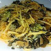 recette Spaghettis a la truffe et au parmesan