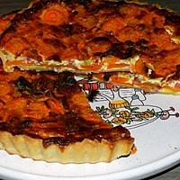 recette Tarte aux carottes et poireaux